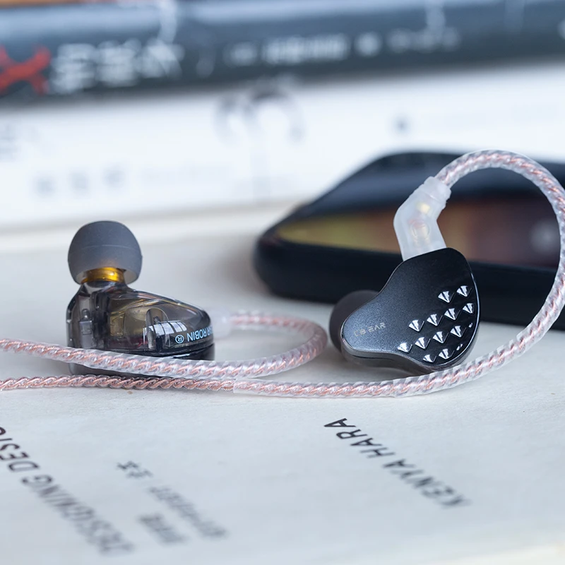 سماعة أذن سلكية KBEAR Robin ، سماعة رأس موسيقى للألعاب ، سماعة رأس قبرة ترقية ، IEMS KS1 ، 1DD Plus 4BA ، HIFI Hybrids