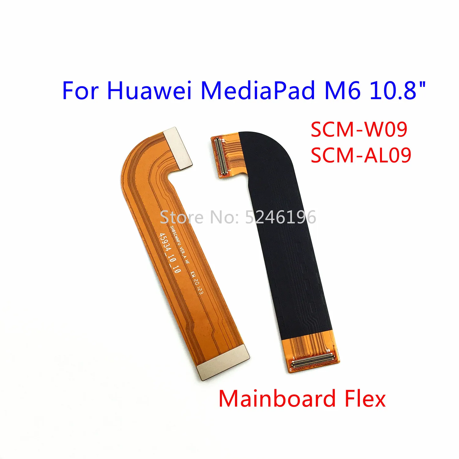 

1 шт., гибкий кабель для зарядки основной платы для Huawei MediaPad M6 10,8 дюйма SCM-W09 SCM-AL09, запасная часть
