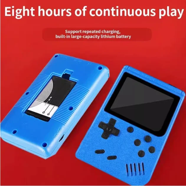 Red Retro Handheld Game Console for Kids  400 Classic Games  Rechargeable   TV-Connectable view 6