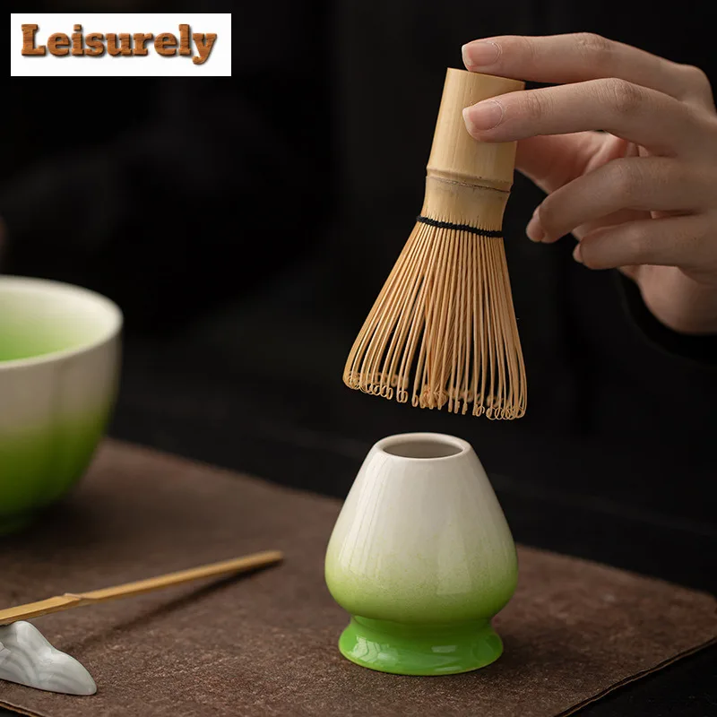 

Japanese Gradual Color Petal Tea Set Complete Set Japanese Matcha Set Kit Tea Making Home Tea-making Tools for Beverage Shop