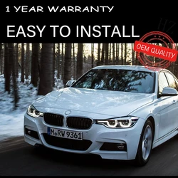 Headlight For BMW F30 2013-2018 F35 F80 M3 Car автомобильные товары LED DRL Hella 5 Xenon Lens Hid H7 320i 325i Car Accessories
