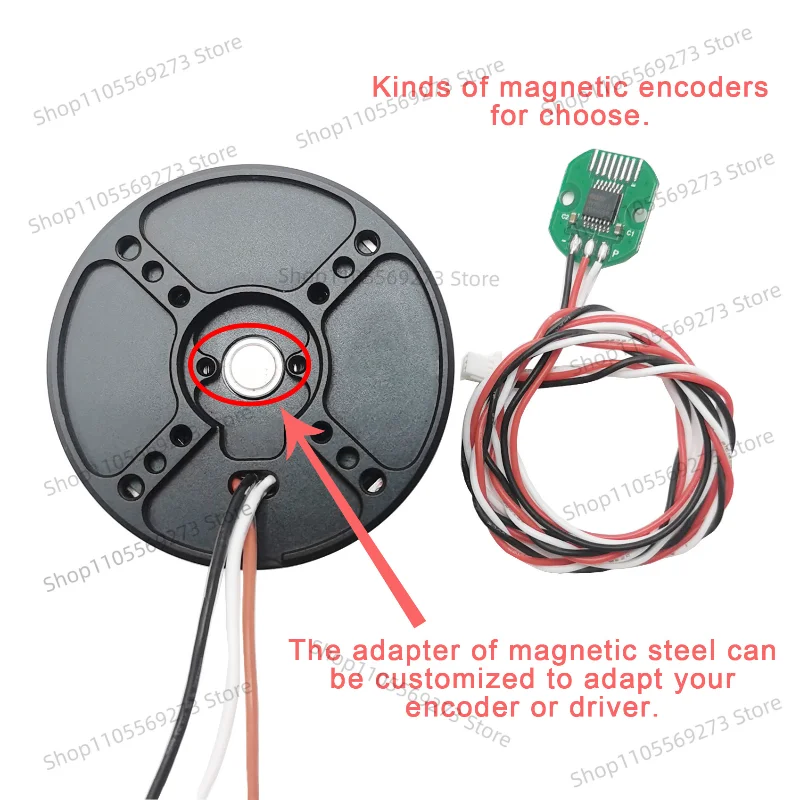 GIM4305-10 Brushless DC Gear Motor 10:1 Reduction Ratio 1NM 300RPM for Mini Robot Dog Exoskeleton Steering System