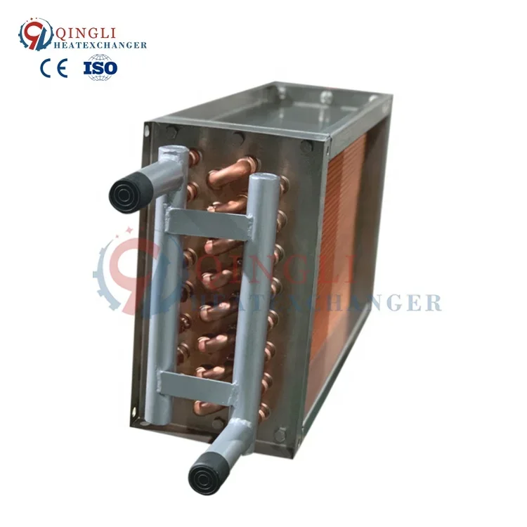 Air Cooled Evaporator Copper Fin Tube Air Cooler Price Condenser Coil