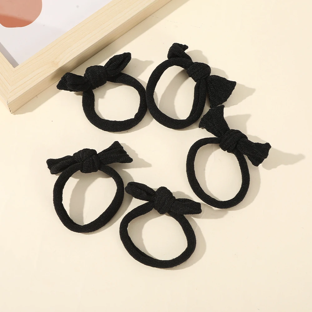 5PCS/set Hair Rubber Bands Girls Elastic Korean Hair Tie Gum Scrunchies Fashion Women Ladies Ponytail Hair Ropes Accessories