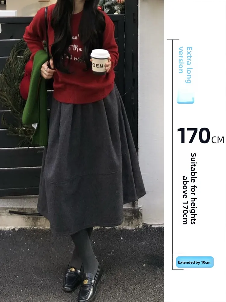 

Loose Elastic Waist Tulle Skirt Women's Spring Autumn High Waist Fluffy f-length Skirts Soft Comfortable Soft Wind Flower ...