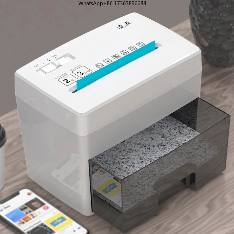 C200P Desktop-Style High Security A5 4-Sheet Micro-Cut Paper and Junk Mail Pullout Basket Shredder,Mini Paper Shredder  Machine