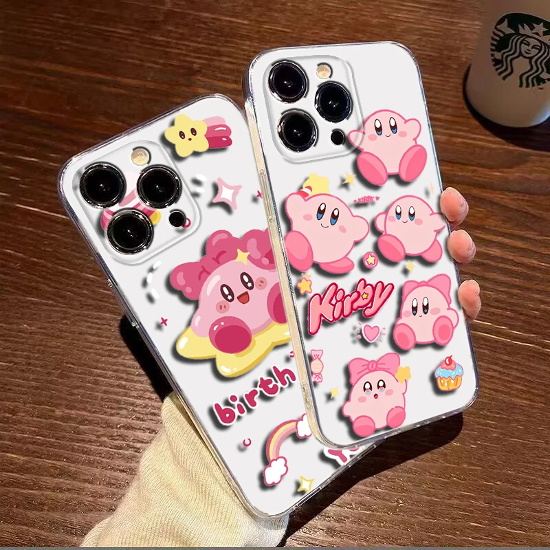 Kirby cute Soft Case for Tecno Spark 5 AIR 6 GO 7 7T 7P KF6 LD7 KE7 KE5 Pova 2 Camon 16 17P 17 CG7 CG8 BC1 POP 4