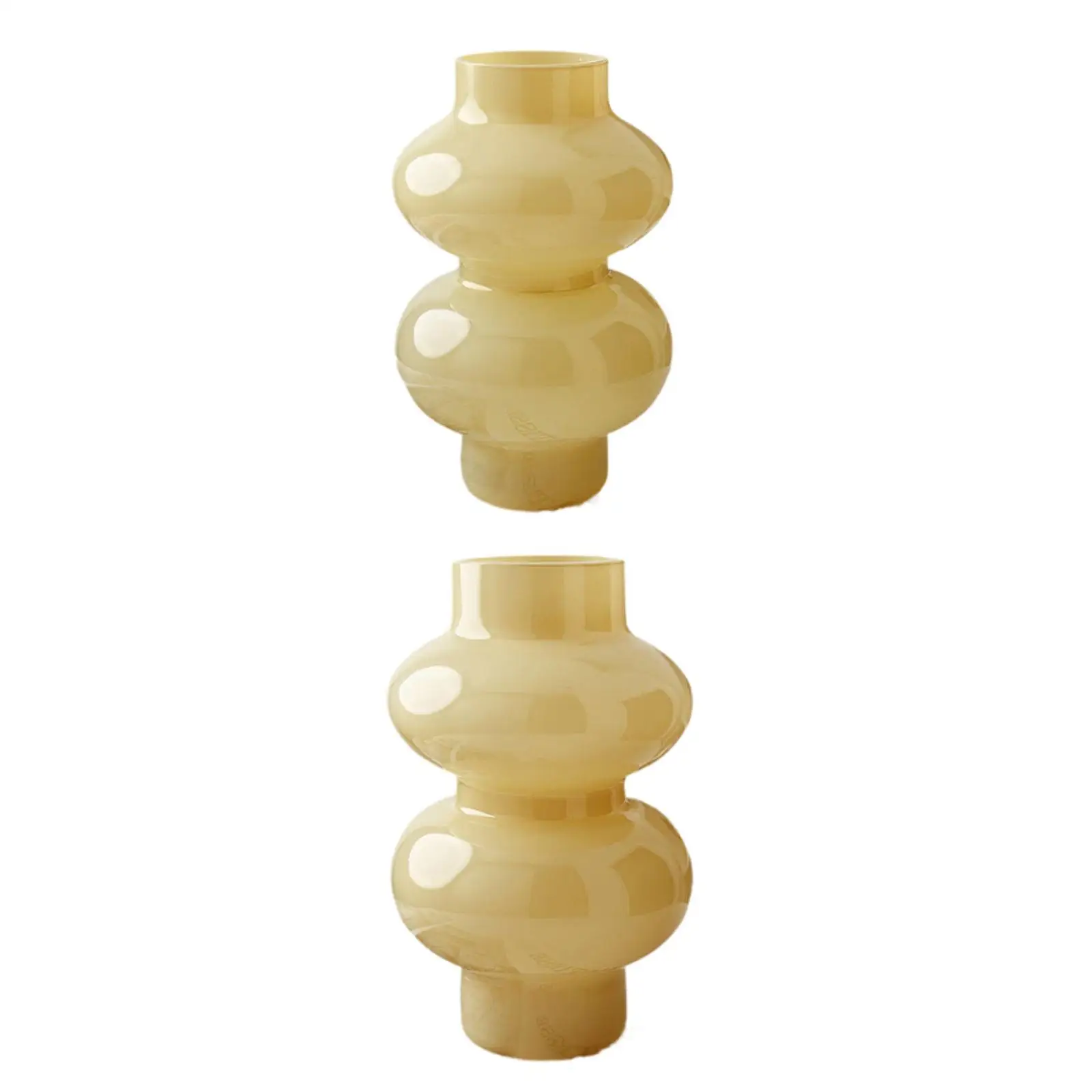 현대 기하학 유리 꽃병 꽃병 다기능 탁상 장식 꽃꽂이 용기 벽난로