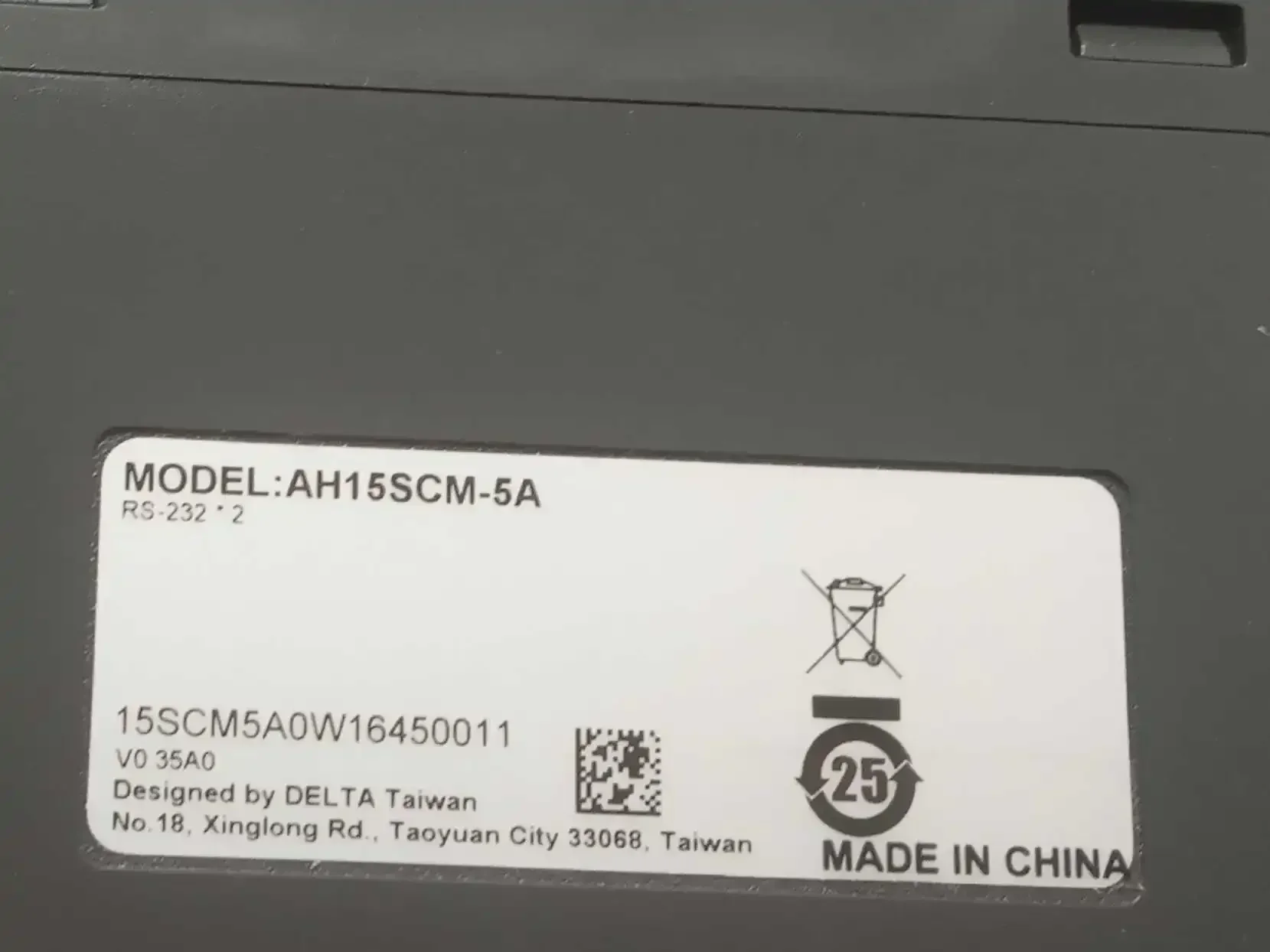 2026 AH15SCM-5A Brand New Genuine Original Delta Programmable Controller Fidelity