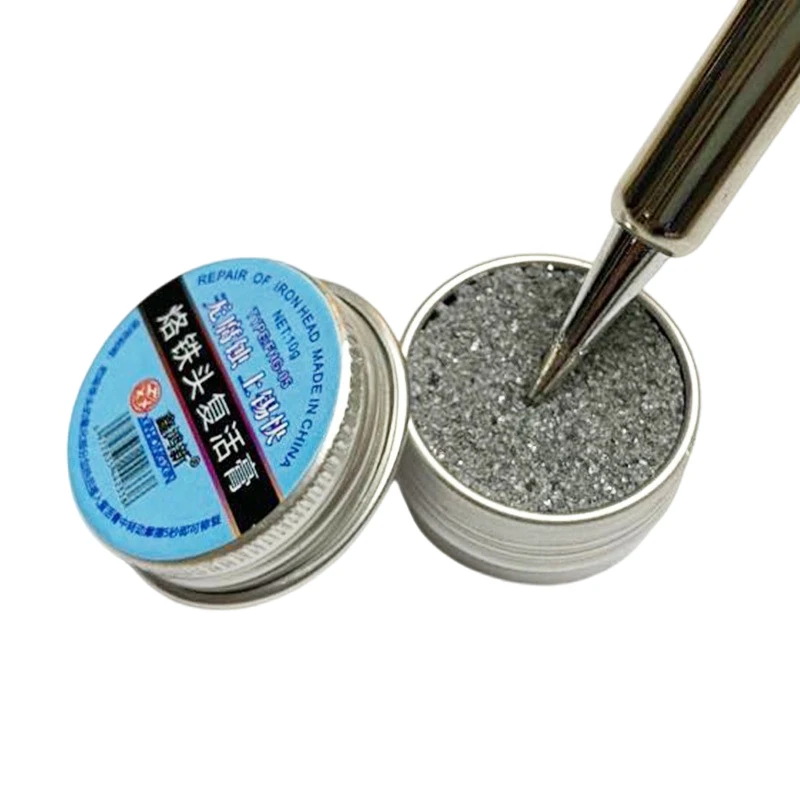 Soldering Iron Tip Refresher Non-stick Tin Solder Cream Clean Paste for Oxide Head Resurrection Oxidative Activator