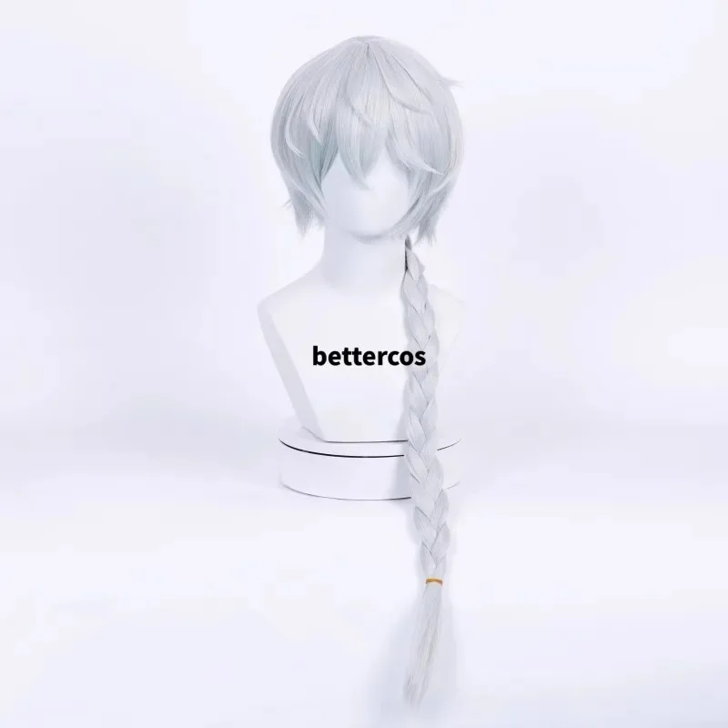 

lili 123Nikolai Gogol Cosplay New Anime Season 4 Braided Heat Resistant Synthetic Hair Wigs + Wig Cap