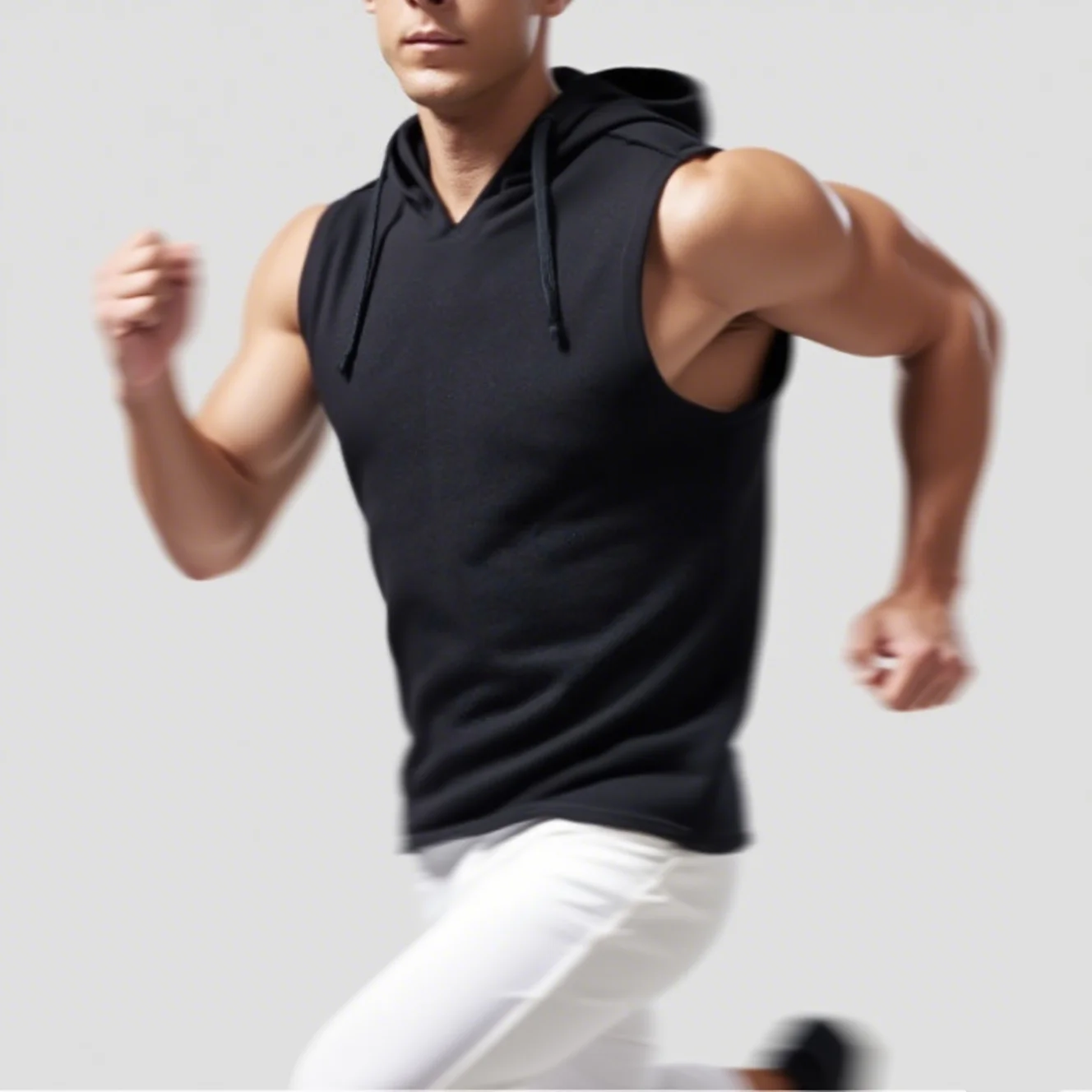 2025 بلون العلامة التجارية الجديدة الرجال تانك القمم سترة بلا أكمام تيز للذكور مقنعين رجل سترات القمم الهيب هوب الرجال تانك القمم تي شيرت رجالي #2