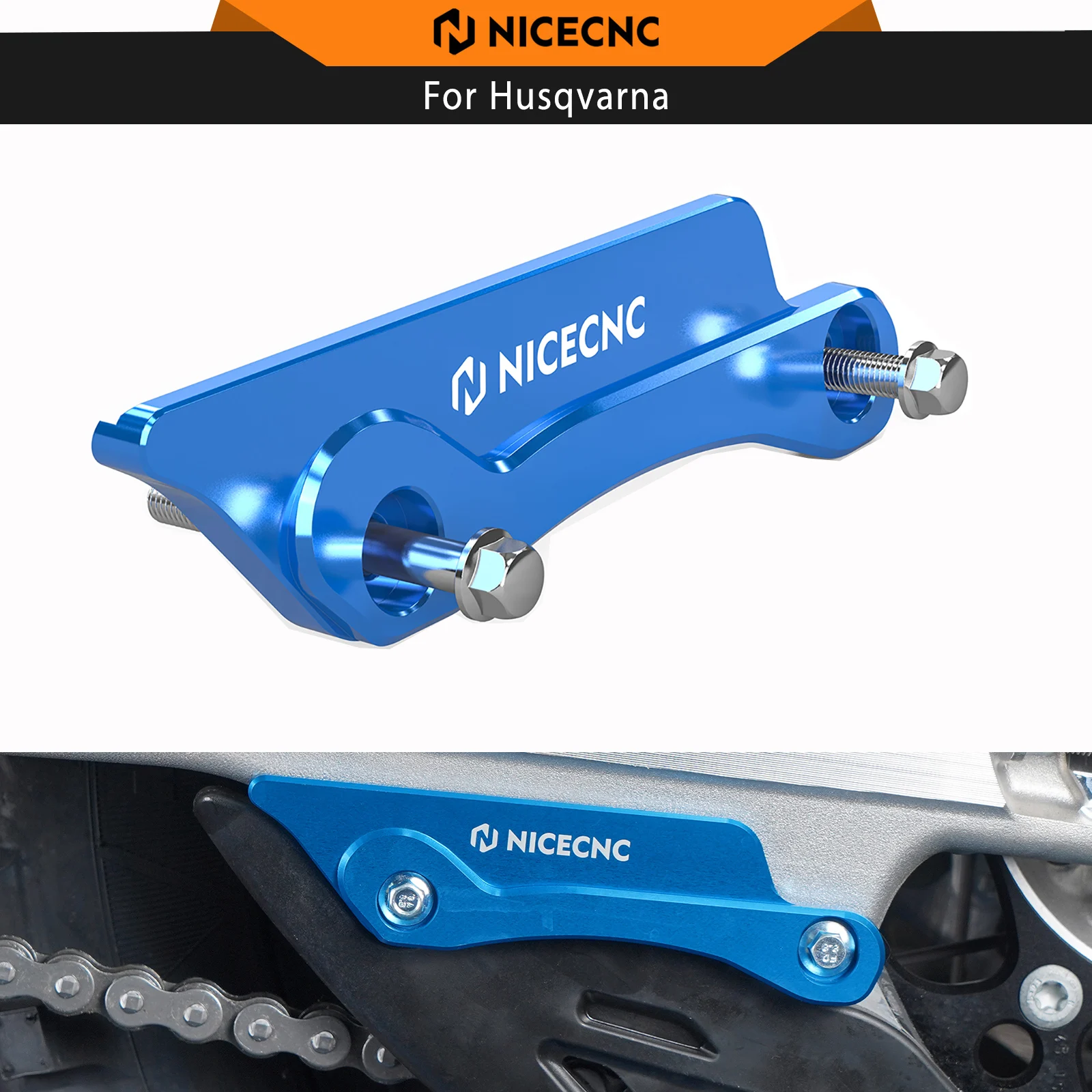 NICECNC Rear Swingarm Guard For Husqvarna TE300 TE250 FE350 FE450 FE501 FE250 2024 TX300 TC125 TC250 FC250 FC350 FX450 2023-2024