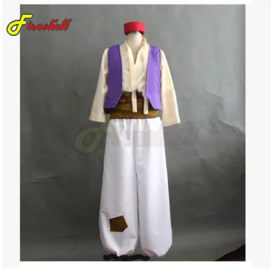 Medieval Halloween Adult Cosplay Complete Set Clothing Adult Anime Costume Mythical Prince Aladin Performance Costume