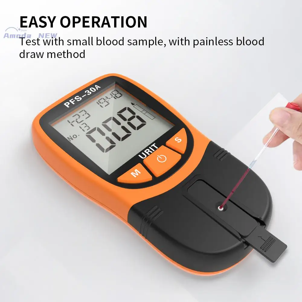 Urit 5 In 1 Lipid Profile Meter Total Cholesterol Triglyceride Density Lipoprotein Glucose Blood Sugar Test Analyzer/20pcs