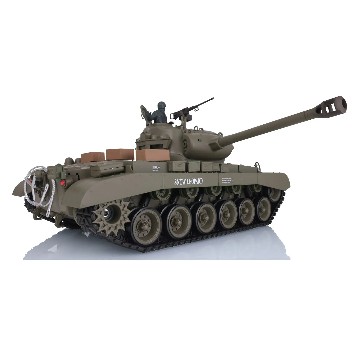 2.4Ghz Henglong Scala 1/16 7.0 Plastica Ver M26 Pershing RTR Carro armato RC Modello 3838