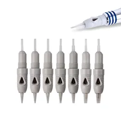 50PCS Microblading Cartridge Needle 1P 3P 5P 0.3MM For Charmant Permanent Makeup Machine Rotary Pen Sterile Tattoo Needles