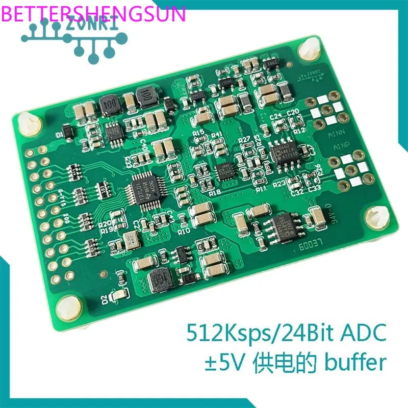 

Ads127l01/24bit 512ksps Adc модуль/± 10V вход