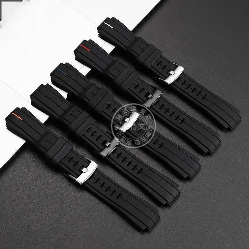 16mm Modify Silicone Watch Strap For Casio GA-2100 GM-2100 GA-B2100 Rubber Watchband ga 2100 gm 2100 With Men's Watch Bracelet