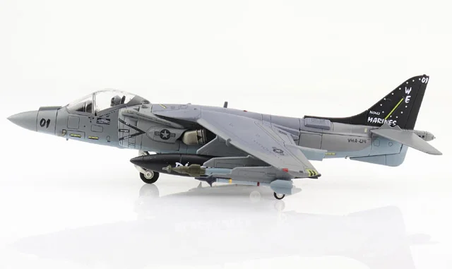 Fine 1/72 USMC HA2629 AV-8B Harrier II fighter model  Black sheep squadron  Afghanistan  Alloy collection model