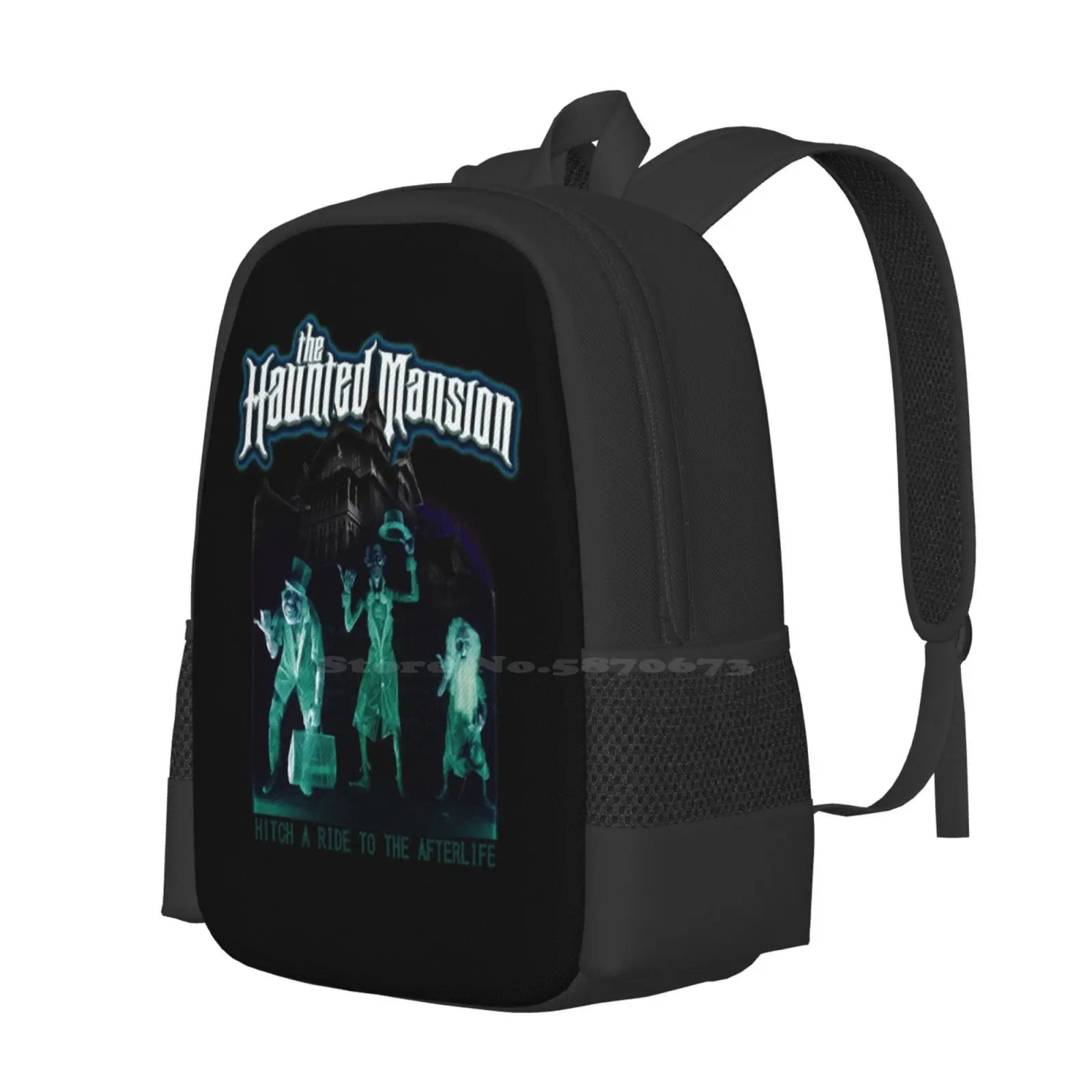 Vintage Retro The Haunted Mansion Cool Graphic Gifts Hot Sale Backpack Fashion Bags Vintage Retro The Haunted Cool Graphic