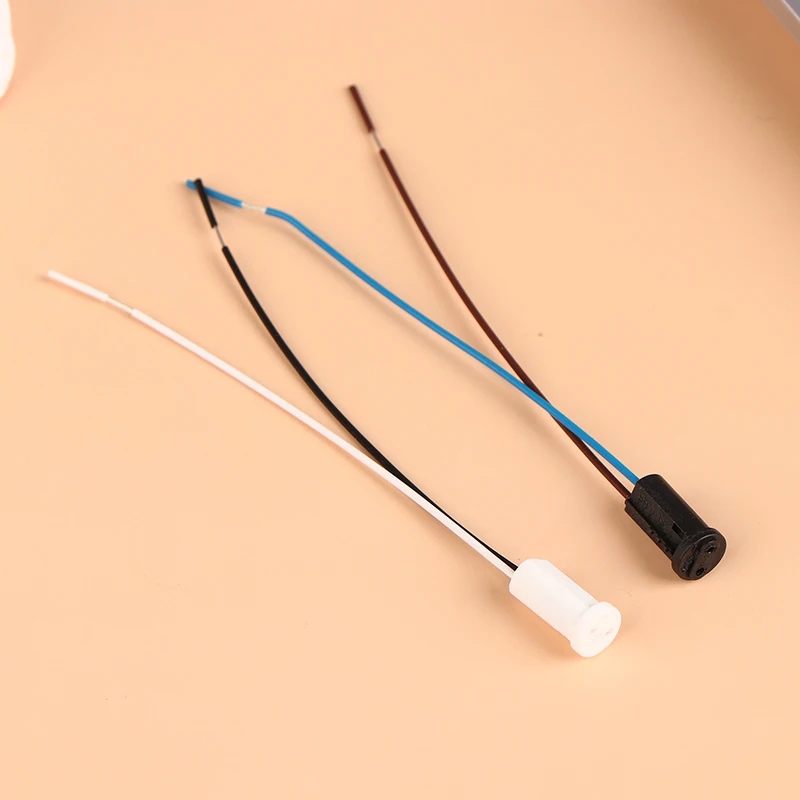 10pcs Crystal Heads Light Bulb Halogen Lamp G4 Lamp Socket Wire Adapter With 10cm/20cm Wire G4 Lamp Holder For LED