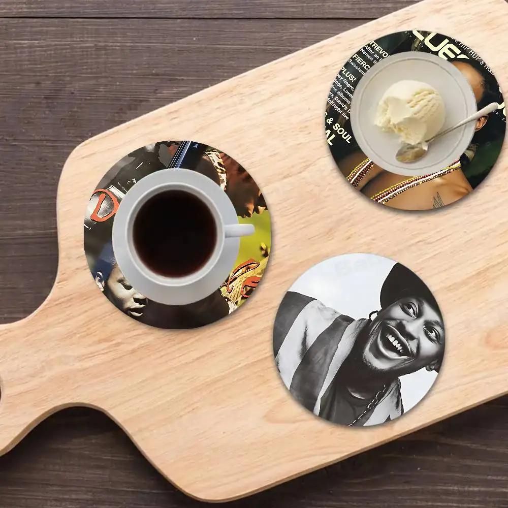 D A-angelo rip Themed Wooden Coaster Non-Slip Heat-Resistant Fun Dining Table Decoration Cafe Restaurant Gifts