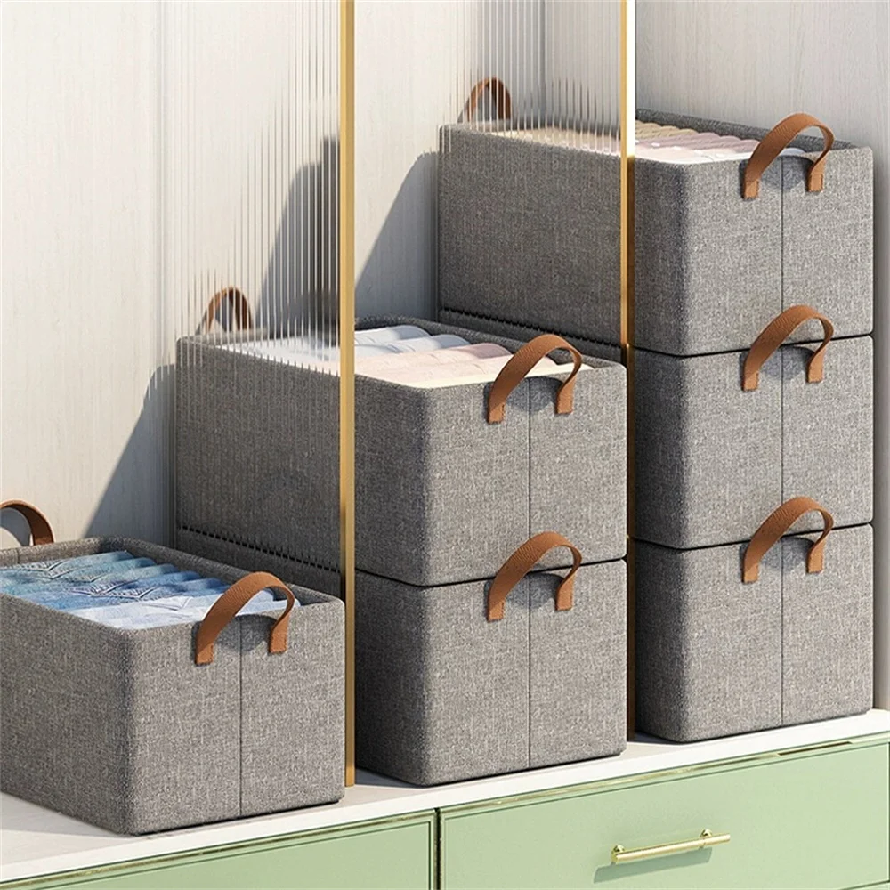 Wardrobe Clothes Storage Organizer Pants Jeans Storage Box Cabinet Organizer For Underwear Bra Socks Ties T-Shirt Organizer Box