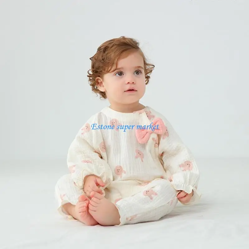 090B Pagliaccetto estivo per bambini Tutina per bambini Tutina pigiama per neonato Regalo per abbigliamento per bambini