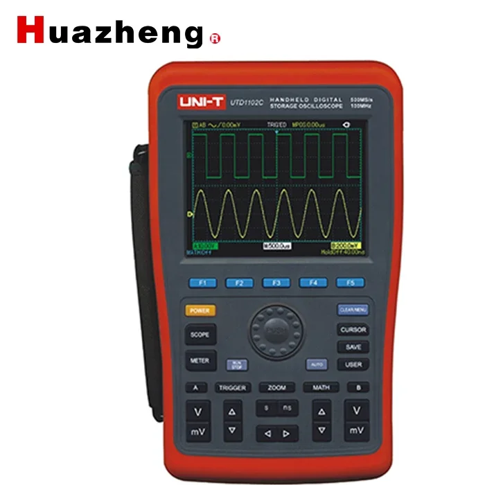 Huazheng Electric 2 channel 100MHZ Portable Digital Storage handheld oscilloscope Price