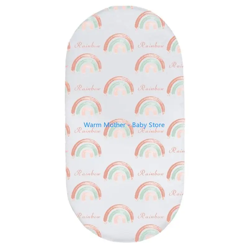 غطاء وسادة تغيير الحفاضات ملاءة مرتبة ملاءة سرير للأطفال 57QE #1