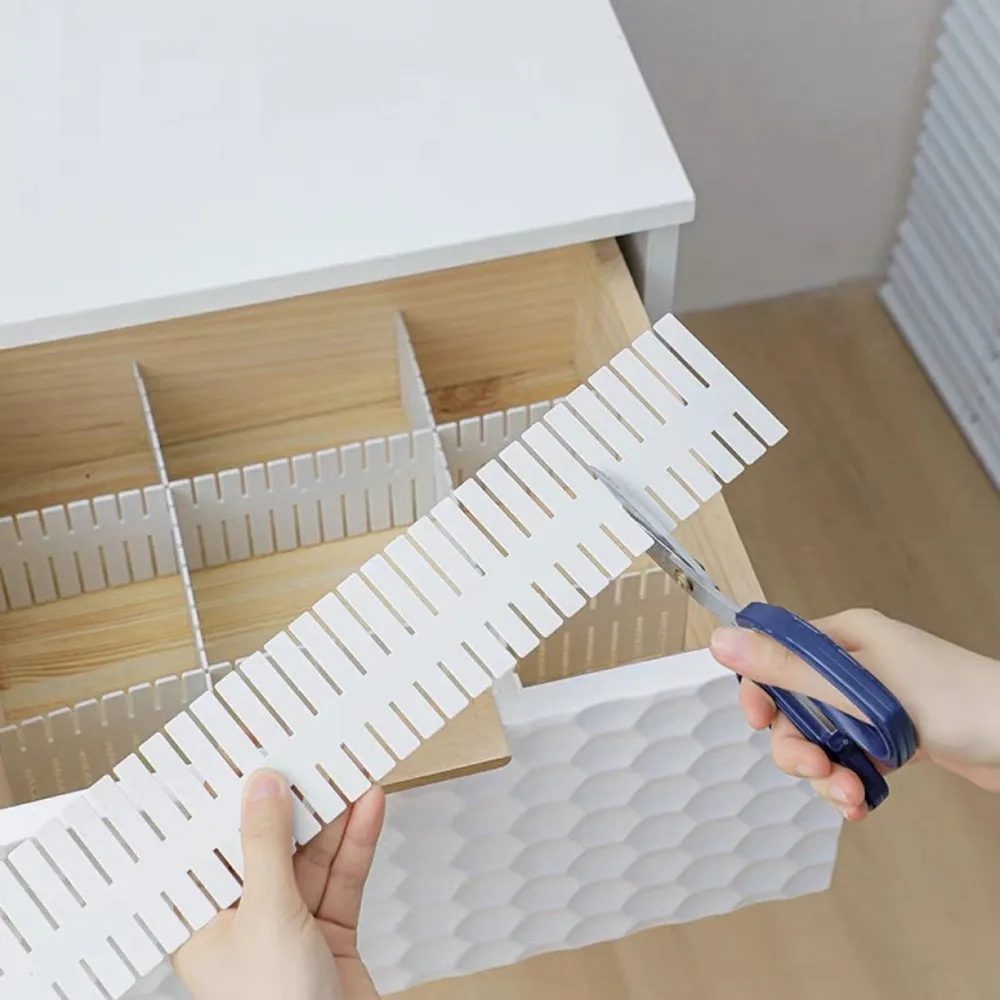 Hot Sale 4pcs Wardrobe Closet Separator Adjustable Drawer Divider Partition Storage Drawer Clapboard Underwear Drawer Board