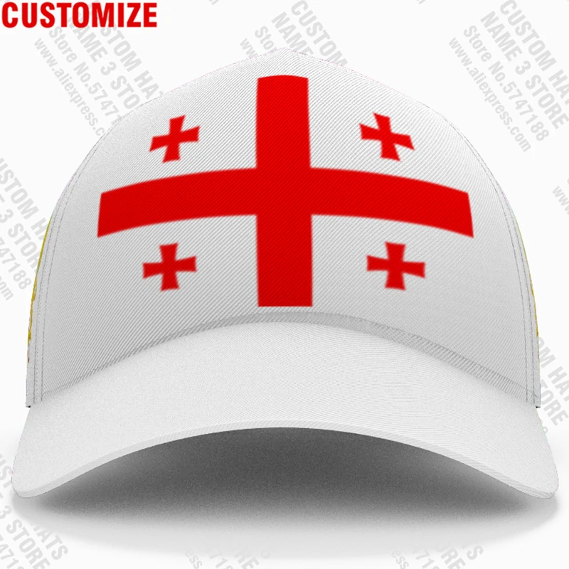 Georgia Baseball Caps Free 3d Custom Made Name Number Team Logo Ge Georgian Hat Geo Country Travel Free Nation Flag 995 Headgear