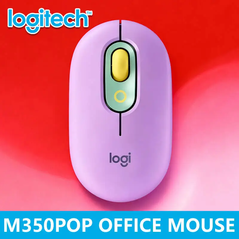 

Беспроводная Bluetooth-мышь Logitech M350 серии POP для iPad, планшетов и ноутбуков