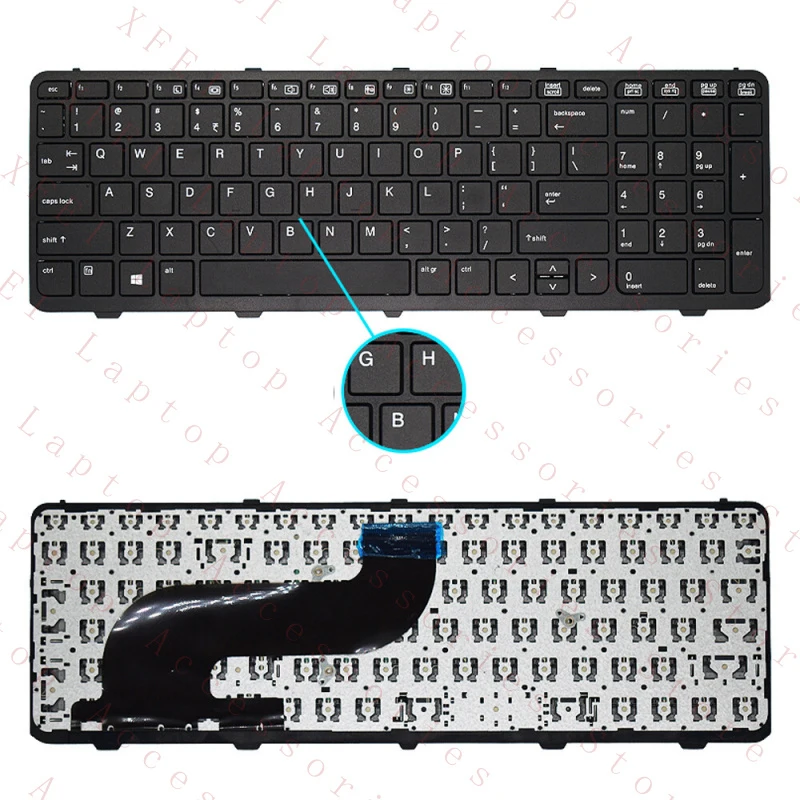 

Английская клавиатура для ноутбуков HP Probook 650 G1, 655 G1/650 G2, 655 G2