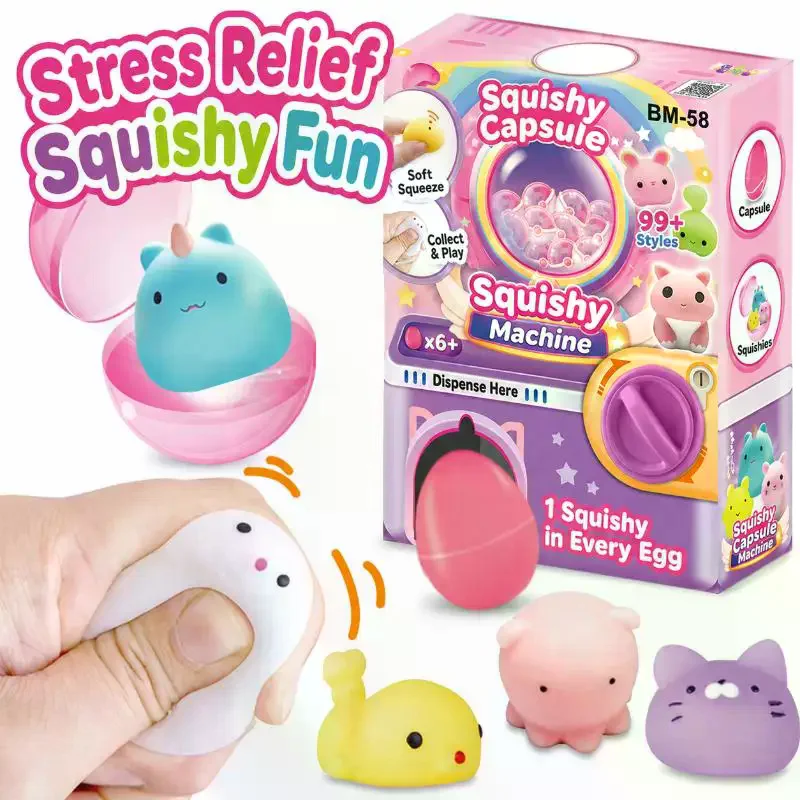 /GJ/ Kinder-Ei-Drehautomat aus Papier, kleiner Überraschungs-Ei-Automat, trendiges kleines Geschenk, Überraschungsball, lustiges Ei-Spielzeug, neu