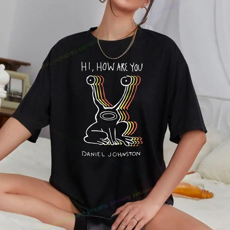 Retrospective T-shirt, Daniel Print Top, Johnston 1961 - 2019. We Will Miss You. Letter Pattern T-shirt for Men/women Street Top