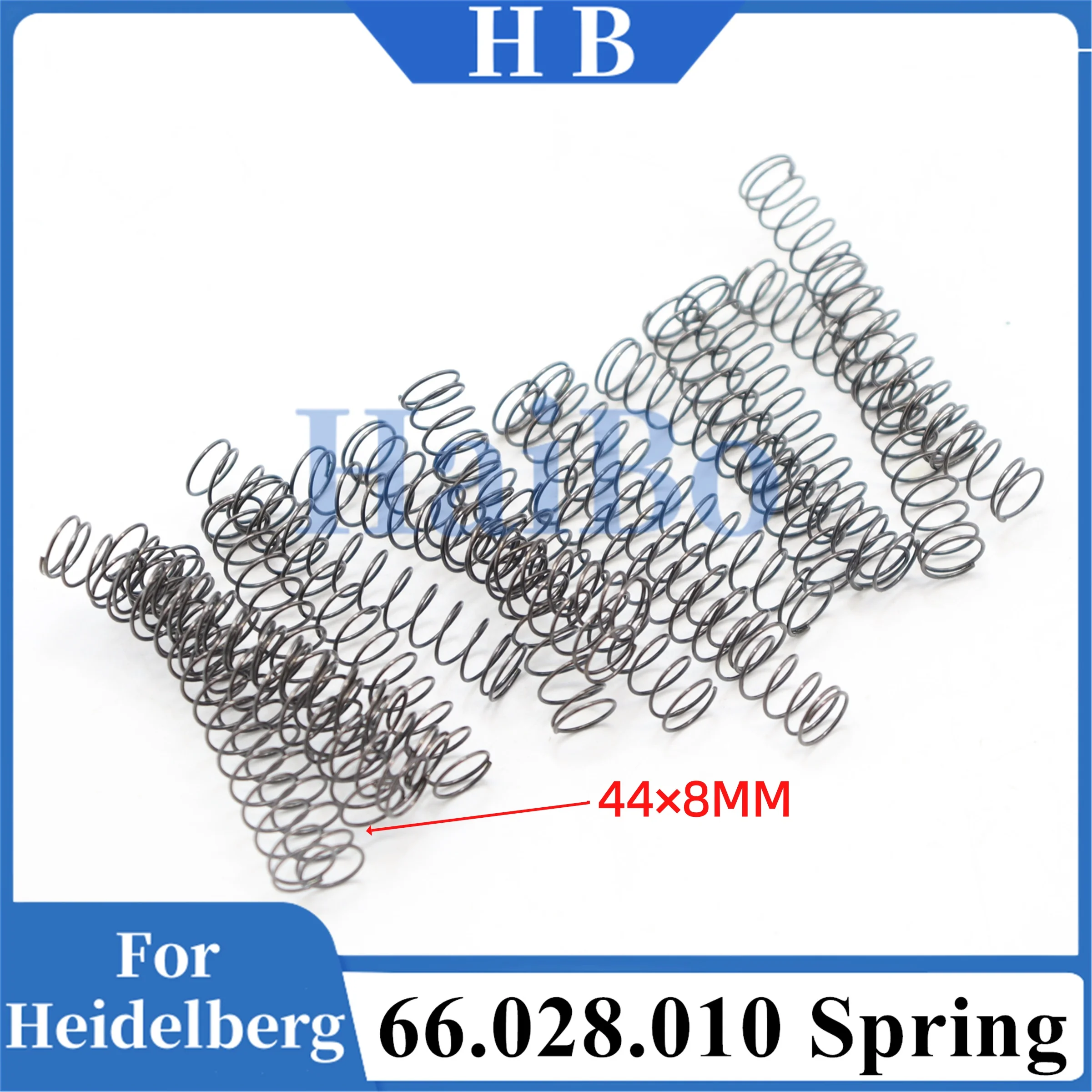 HaiBo Best Quality 5 pieces of SM74 PM74 CD102 Druckfed 66.028.010 spring 44x8mm lifting suction cup spring