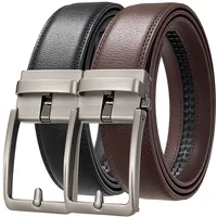 Luxury Designer Click Belts for Men PU Leather Waist strap, Fashion Automatic Buckle Design Belt, Perfect Waistband for Jeans