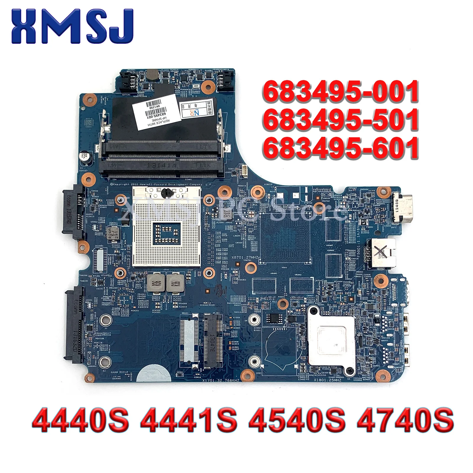 

For HP ProBook 4440S 4441S 4540S 4740S Laptop Motherboard 683495-001 683495-501 683495-601 11243-1 SLJ8E 100% Test Ok