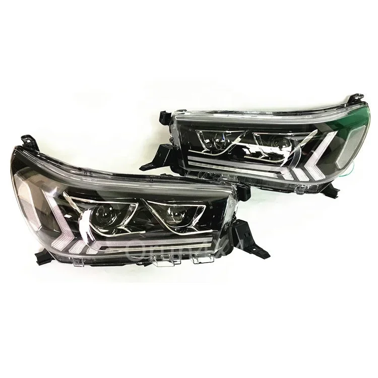 4x4 LED Head Light Full LED head lamp with moving signal for Hilux Revo 2015+