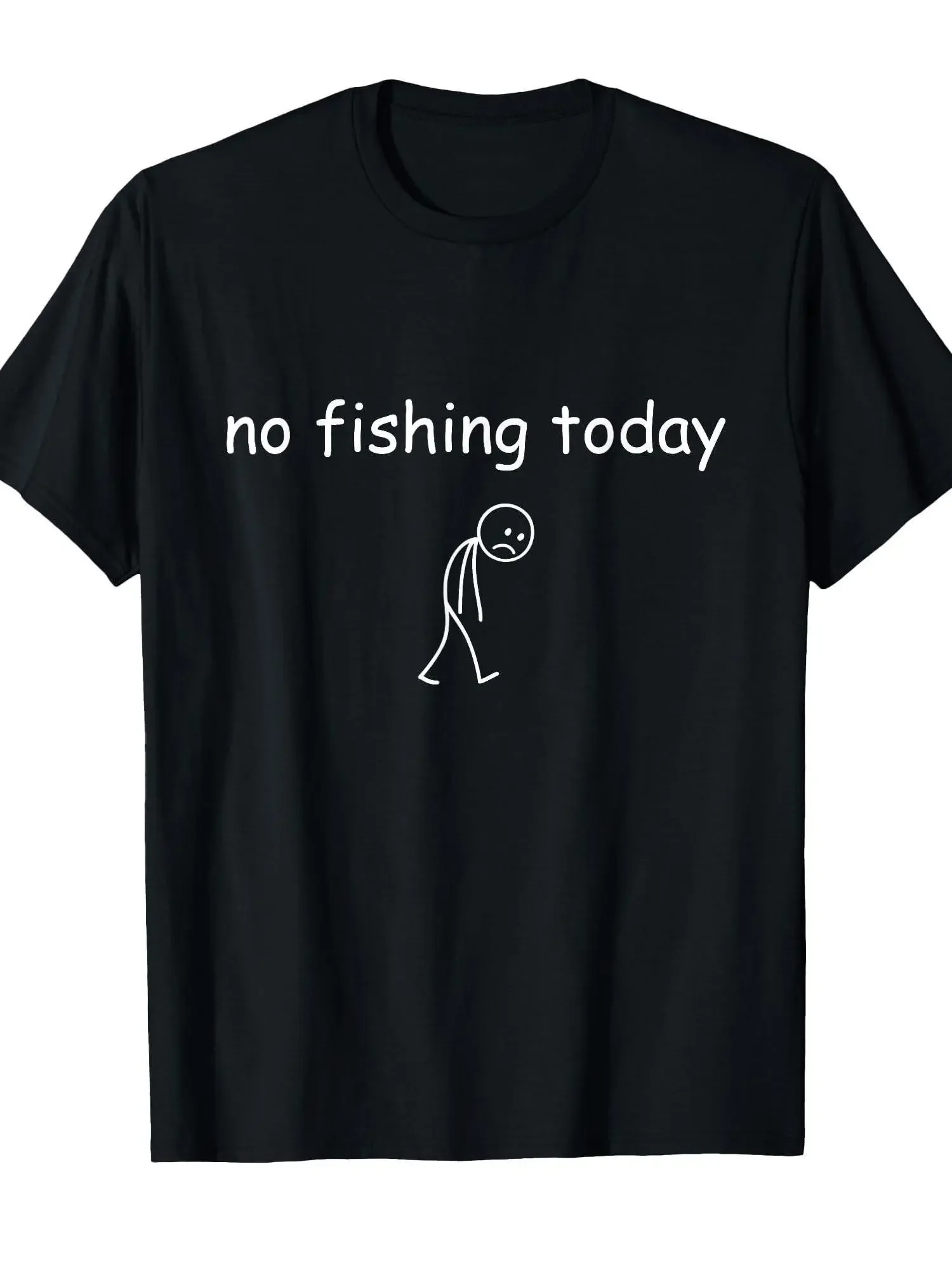 Hilarious Men S Fishing T Shirt With Playful Saying Comfortable Breathable Crew Neck For Casual Outdoor Activities All Season Fish Enthusiasts Gift