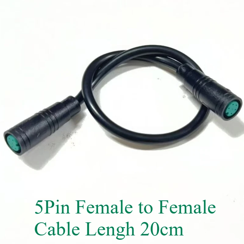 1 stks M8 2 3 4 5 6 Pin Elektrische Fiets Butt Joint Plug Waterdicht voor Ebike Display Kabel Vrouwelijke Mannelijke Optionele Connector 20 CM