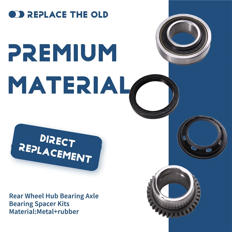 

Lasting For Suzuki Jimny Rear Wheel Hub Bearing Axle Bearing Spacer ABS Gear Ring Oil Seal Retainer Cover Protector Kits