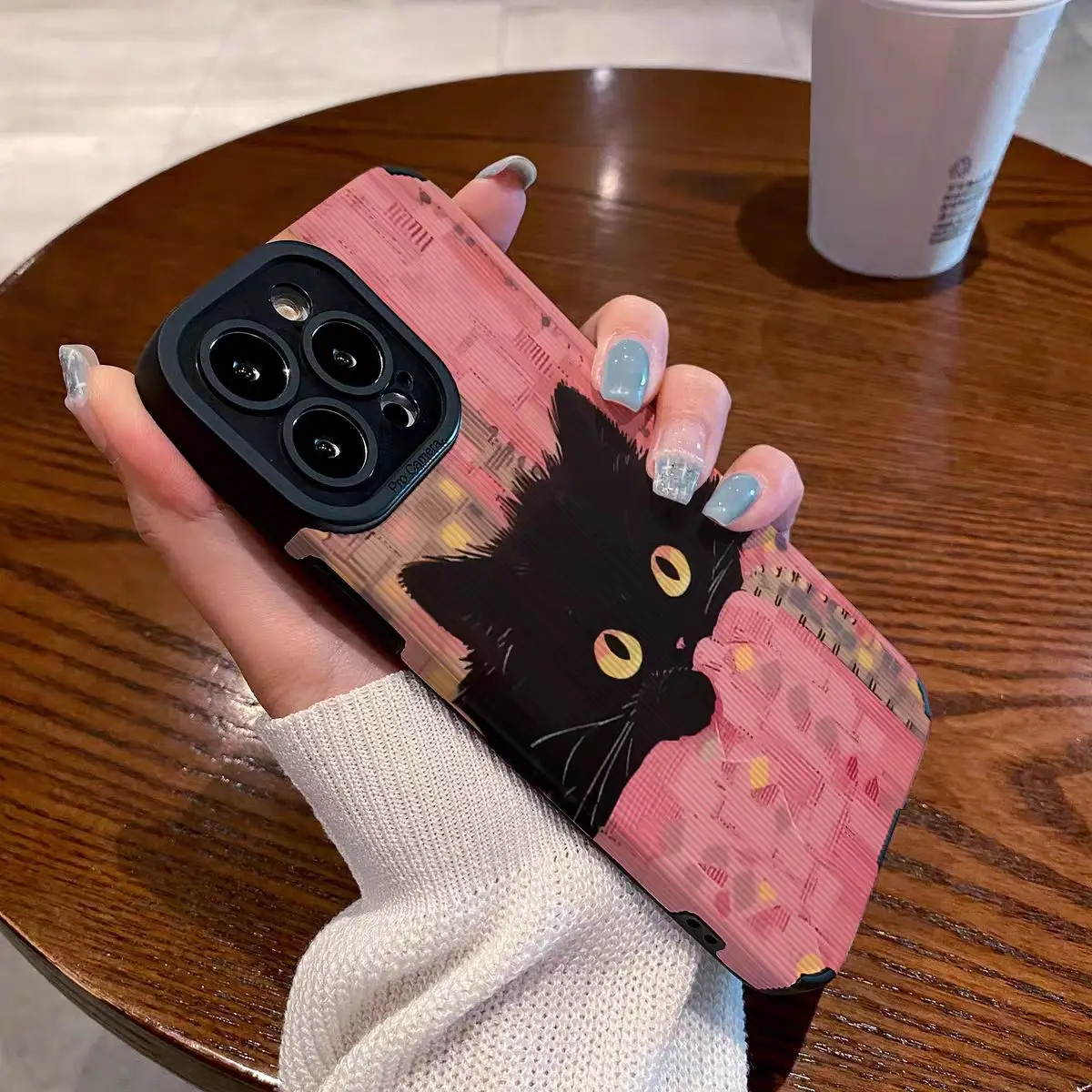 Cute Black Cat Silicone Case For Samsung Galaxy A54 A52 5G A34 A53 A51 A55 A23 A32 A31 A71 A72 A73 A13 A14 A15 S22 S21 S24 Ultra