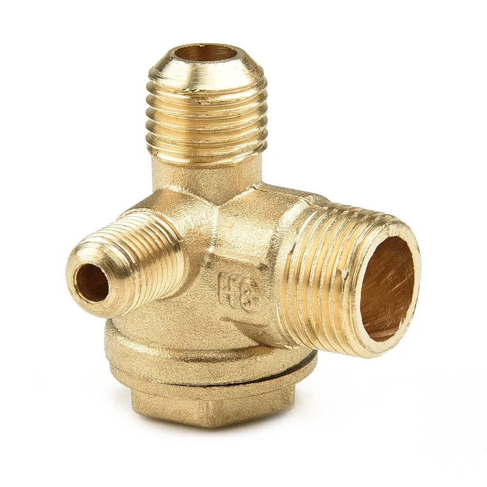 Valvola di ritegno della pompa dell'aria Collegamenti filettati di interruzione Compressore d'aria 10 * 14 * 16mm Strumento domestico Installazione semplice Pratico