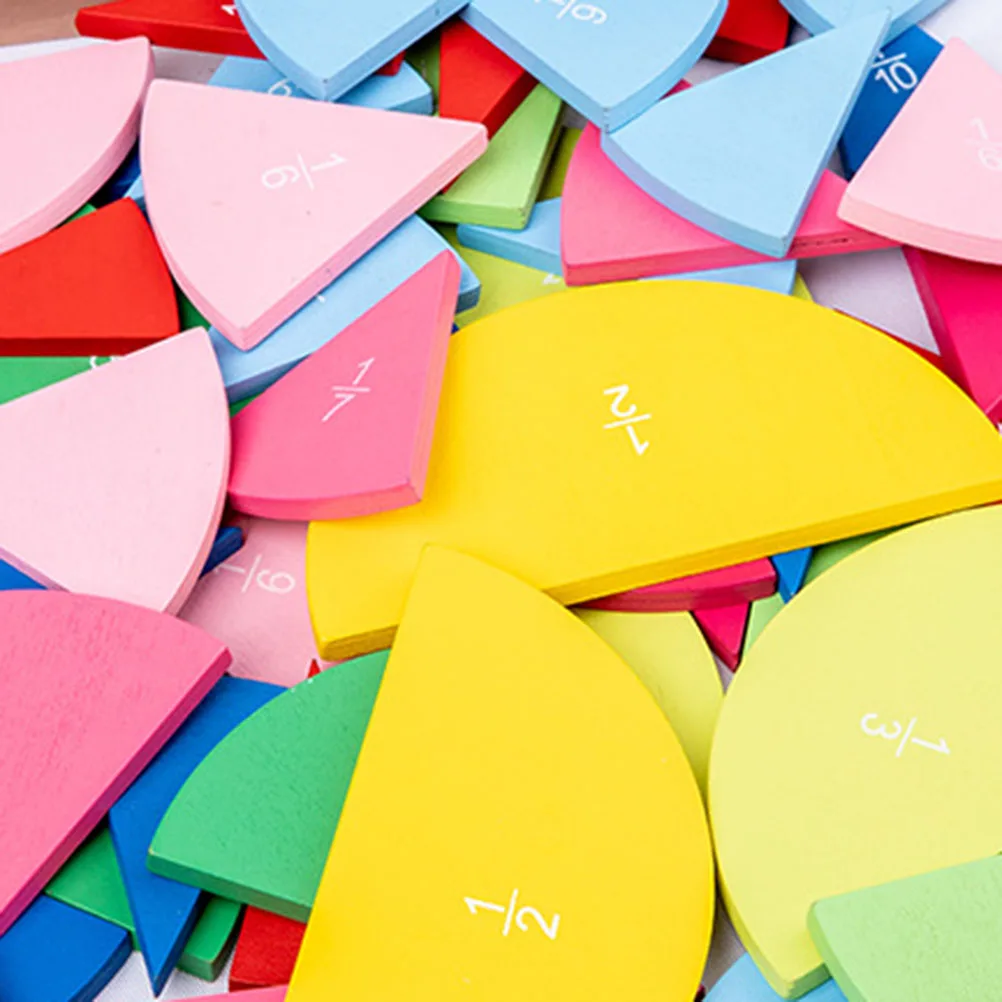 Kit de círculos de fracción de aprendizaje coloridos para rompecabezas educativos de enseñanza de matemáticas Material Premium seguro y duradero
