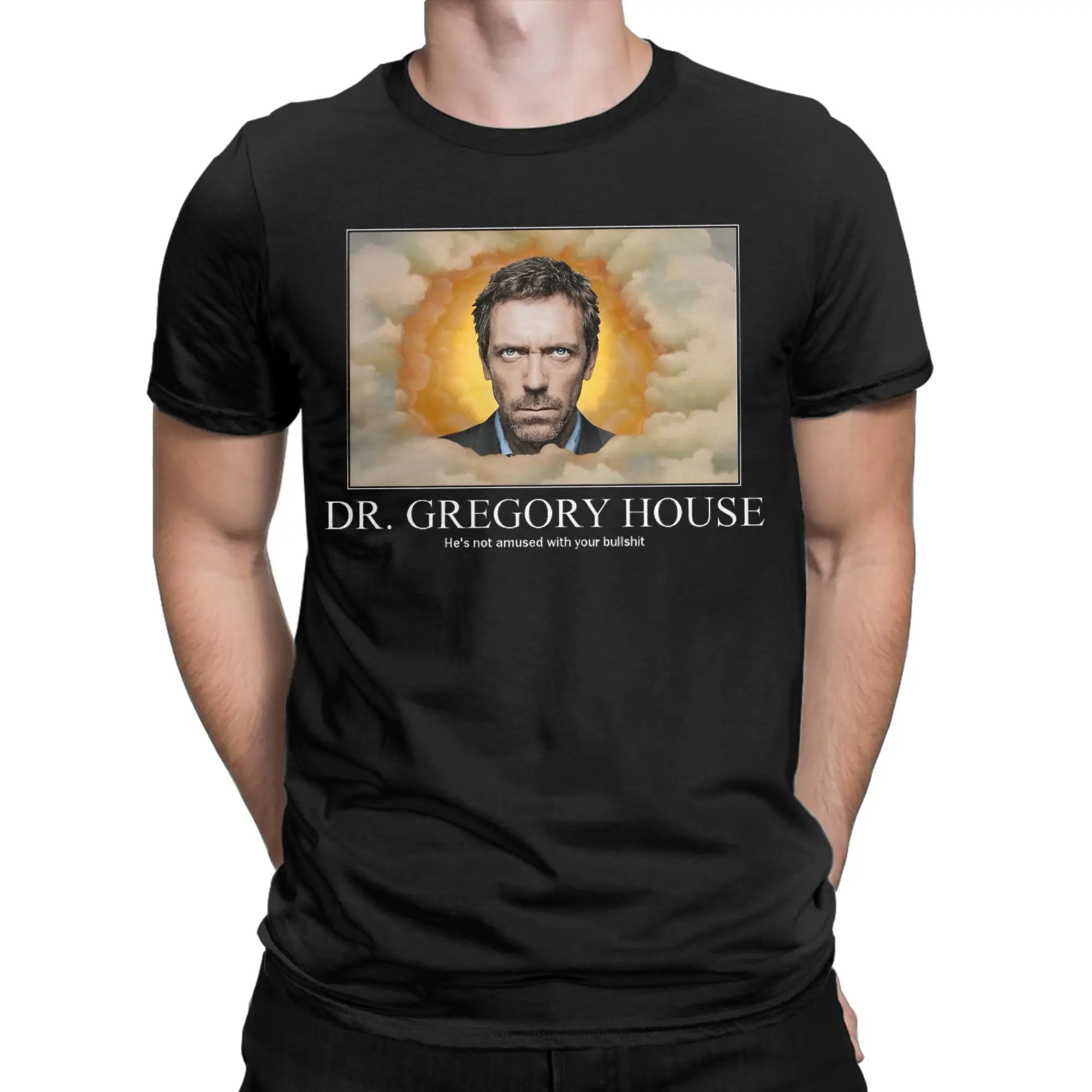 Dr Gregory House Vintage 2000s TV Show Doctor T-Shirt Beach  Cotton T Shirts For Adult Harajuku Print Tee Shirt  Clothing