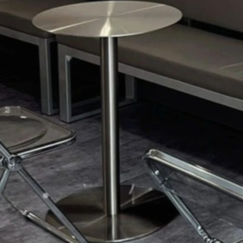 

Особо круглый журнальный столик, светильник, роскошный магазин чая с молоком, обеденные стулья, акриловая складная мебель для кафе Salontafel XY40KFZ