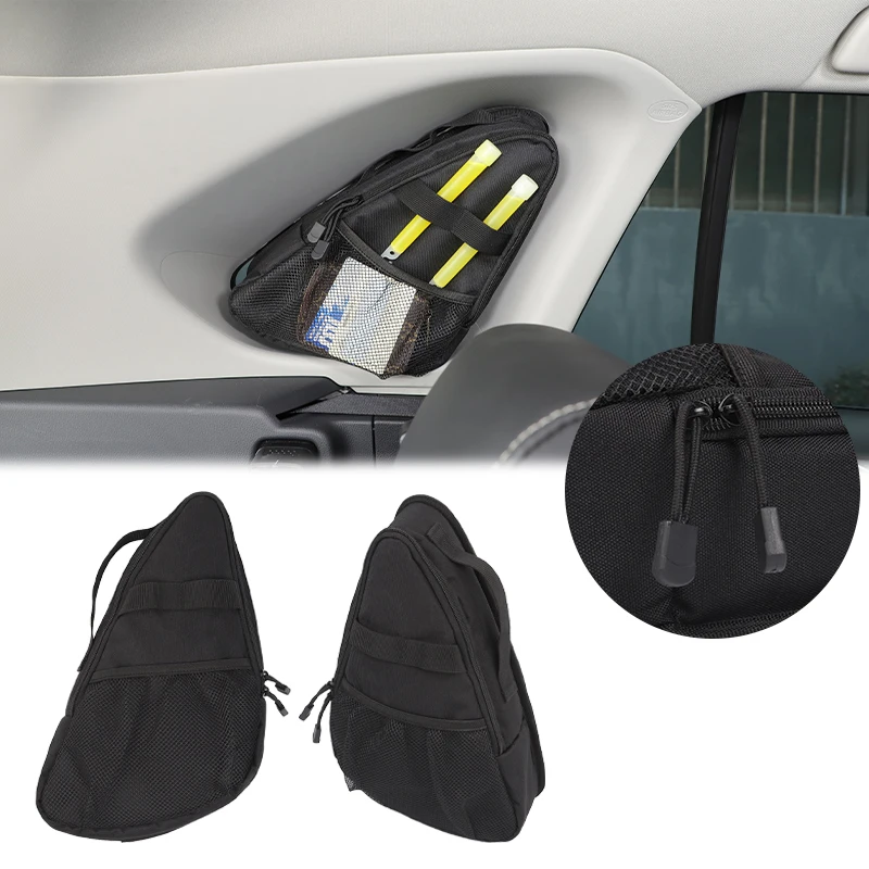 

2pcs Oxford cloth Trunk Sides Window Storage bag Car Organizer For 2020+Toyota RAV4 / 2021+ RAV4 Hybrid E+ Car Accessories